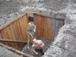 Jake and Rob digging the hole